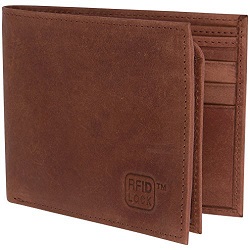 Access Denied Mens RFID Blocking Wallet Bi-Fold Leather
