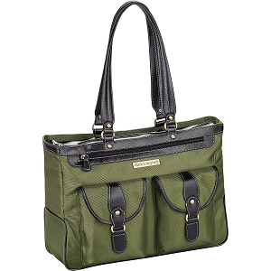 Best laptop bags for women for travel. If you want to keep your everyday business essentials organized check out this Clark and Mayfield Marquam 18.4 inch laptop tote and keep yourself organized and your laptop computer protected.