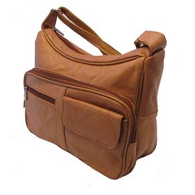 Continental Leather Versatile Two-in-One Leather Crossbody designer bag.