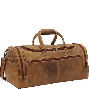 Weekender / Overnight Bags for Women Duffel by Le Donne Leather. Enjoy your overnight trip with this tan leather overnight bag for women designed by Le Donne.
