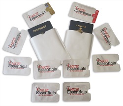 10 + 2: RFID Blocking Sleeve Set for credit cards and passport.