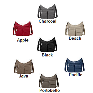 Color Choices for baggallini Everywhere Shoulder Bag with RFID.
